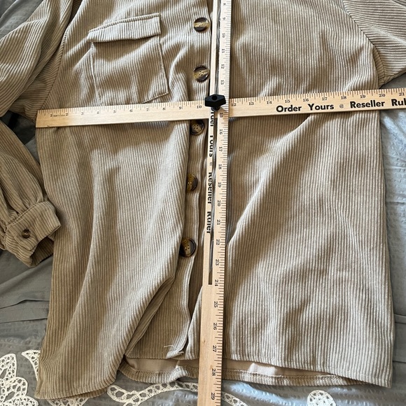💗GET 20% OFF💗Nasty Gal Oversized Corduroy Button Up Shacket - Picture 5 of 5